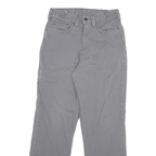 CARHARTT Mens Jeans Grey Relaxed Straight Denim Medium W26 L27 Workwear