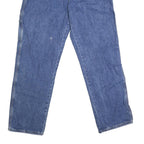 DICKIES Mens Regular Fit Blue Denim Jeans W36 L32 Workwear Cotton Blend Zip