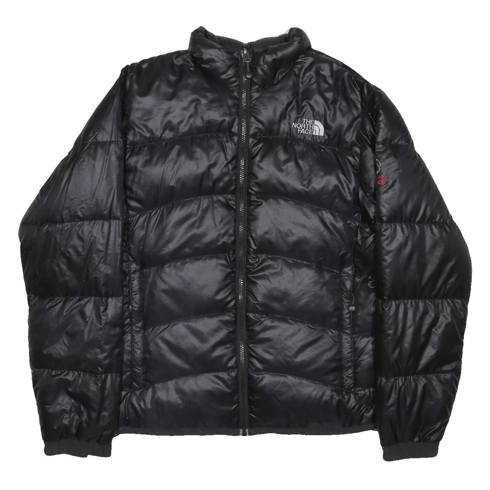 THE NORTH FACE Womens Black Synthetic Puffer Jacket M Zip Summit Series Outdoor