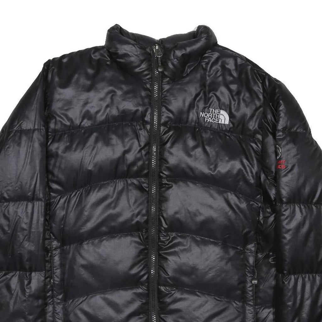 THE NORTH FACE Womens Black Synthetic Puffer Jacket M Zip Summit Series Outdoor