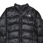 THE NORTH FACE Womens Black Synthetic Puffer Jacket M Zip Summit Series Outdoor