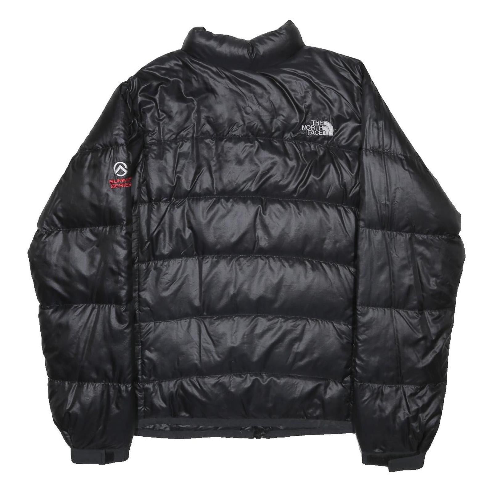 THE NORTH FACE Womens Black Synthetic Puffer Jacket M Zip Summit Series Outdoor