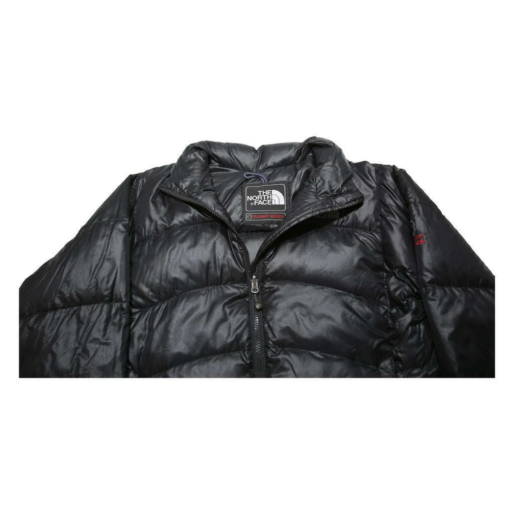 THE NORTH FACE Womens Black Synthetic Puffer Jacket M Zip Summit Series Outdoor