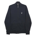 JACK WILLS Mens Navy Blue Cotton Blend Zip Jacket XS Classic Casual Lightweight