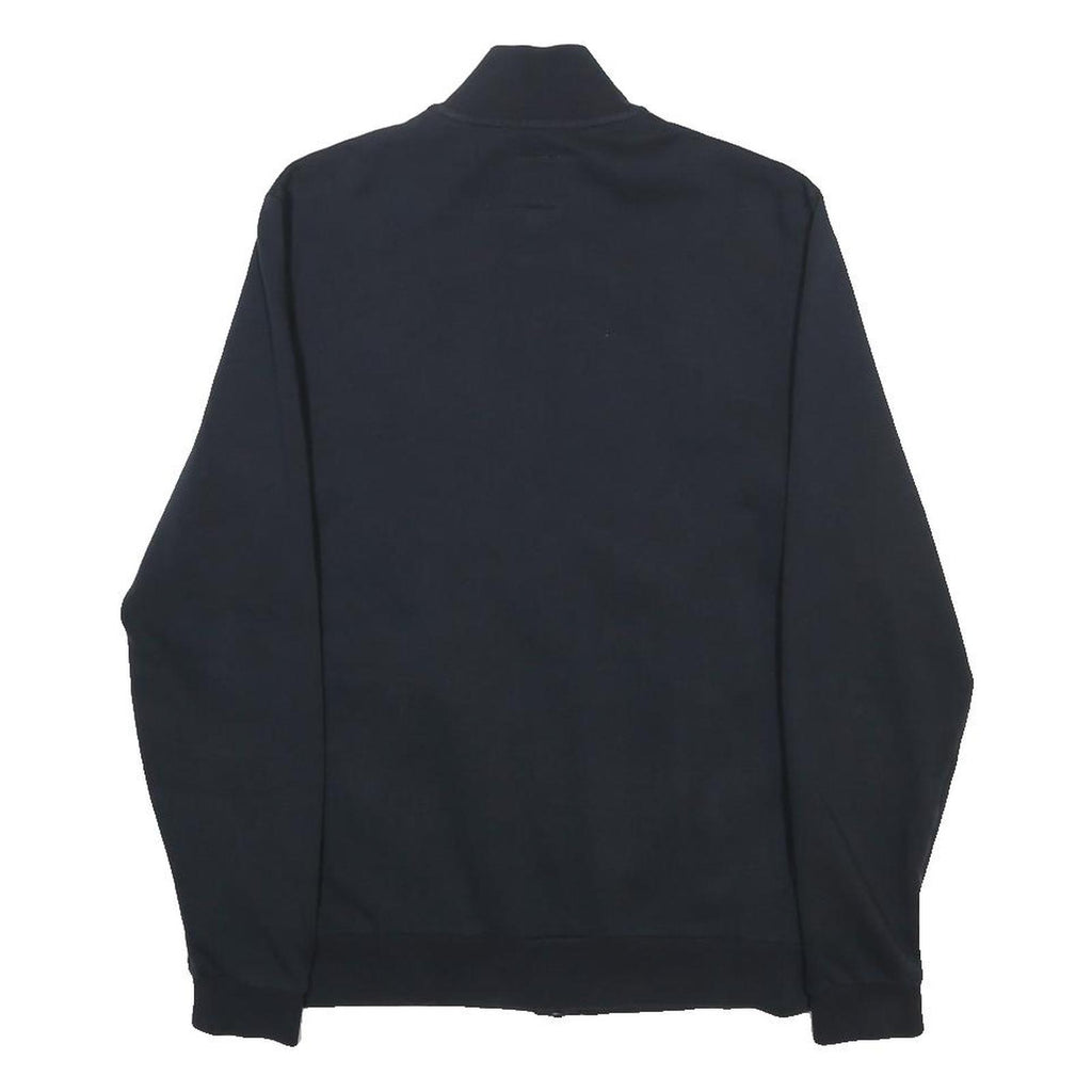 JACK WILLS Mens Navy Blue Cotton Blend Zip Jacket XS Classic Casual Lightweight