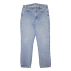 CARHARTT Mens Jeans Light Blue Regular Straight Denim W38 L33 Workwear Zip