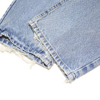 CARHARTT Mens Jeans Light Blue Regular Straight Denim W38 L33 Workwear Zip