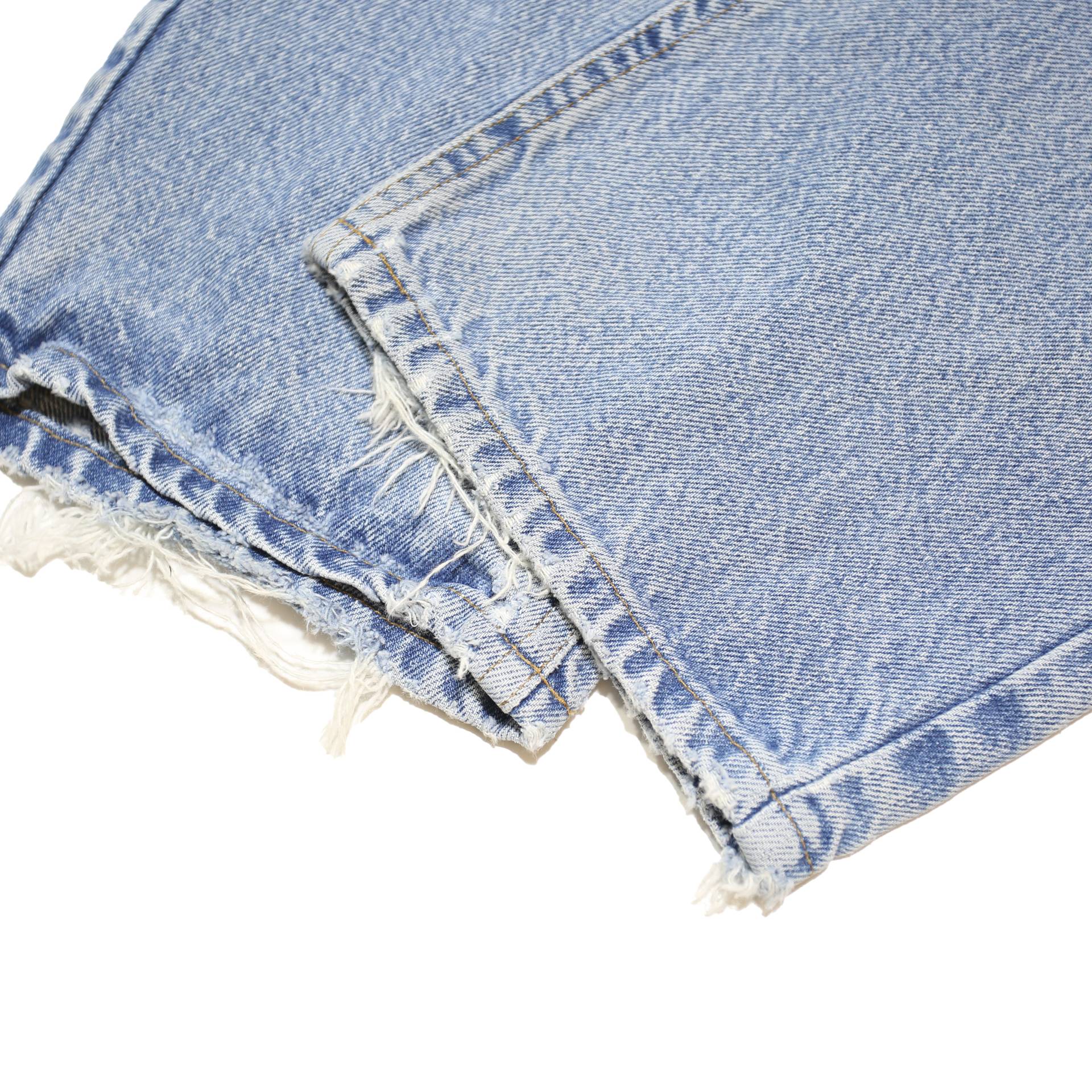 CARHARTT Mens Jeans Light Blue Regular Straight Denim W38 L33 Workwear Zip