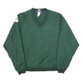 CHAMPION Mens Green Pullover V-Neck Sweatshirt M Lightweight Sportswear