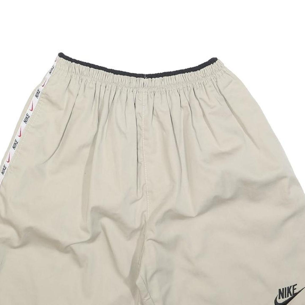NIKE Womens Shorts Beige Casual Plain S W26 Cotton Blend Lightweight