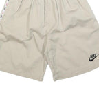NIKE Womens Shorts Beige Casual Plain S W26 Cotton Blend Lightweight