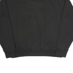 PUMA Womens Black Cotton Blend Crew Neck S Logo Sweatshirt Pullover Casual