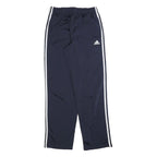 ADIDAS Mens Joggers Blue & White Slim Tapered M W26 L32 Sportswear