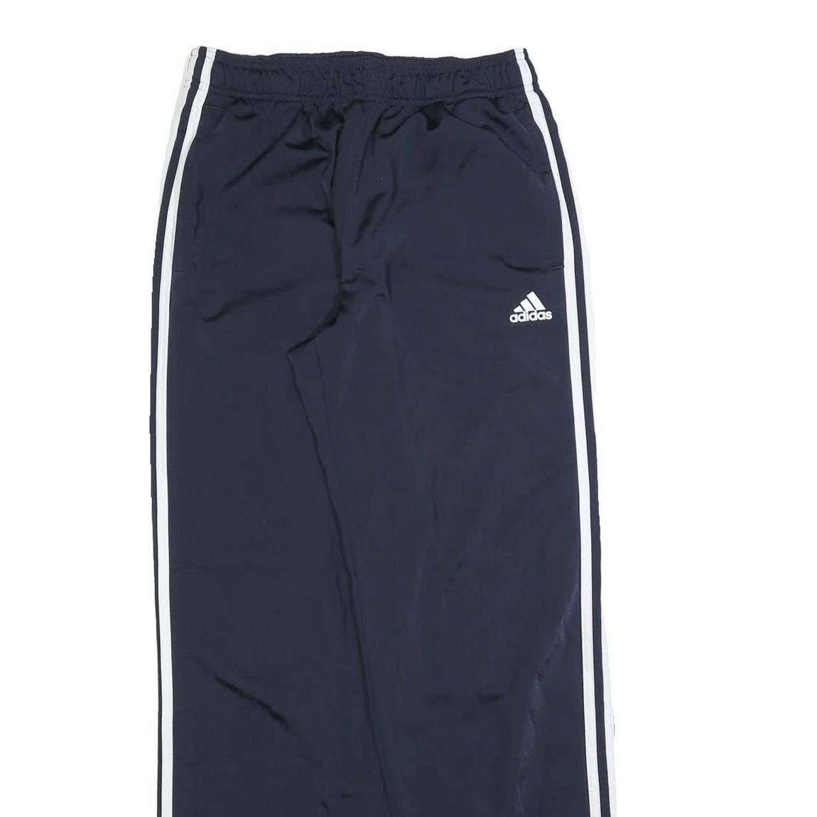 ADIDAS Mens Joggers Blue & White Slim Tapered M W26 L32 Sportswear