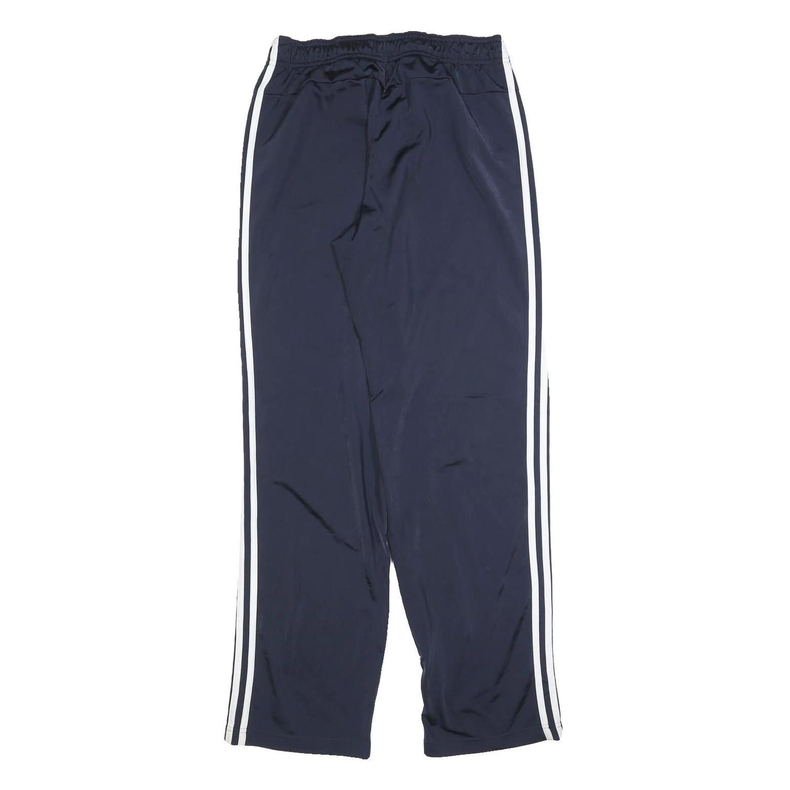 ADIDAS Mens Joggers Blue & White Slim Tapered M W26 L32 Sportswear