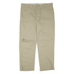 DICKIES Mens Trousers Beige Regular Tapered W38 L30