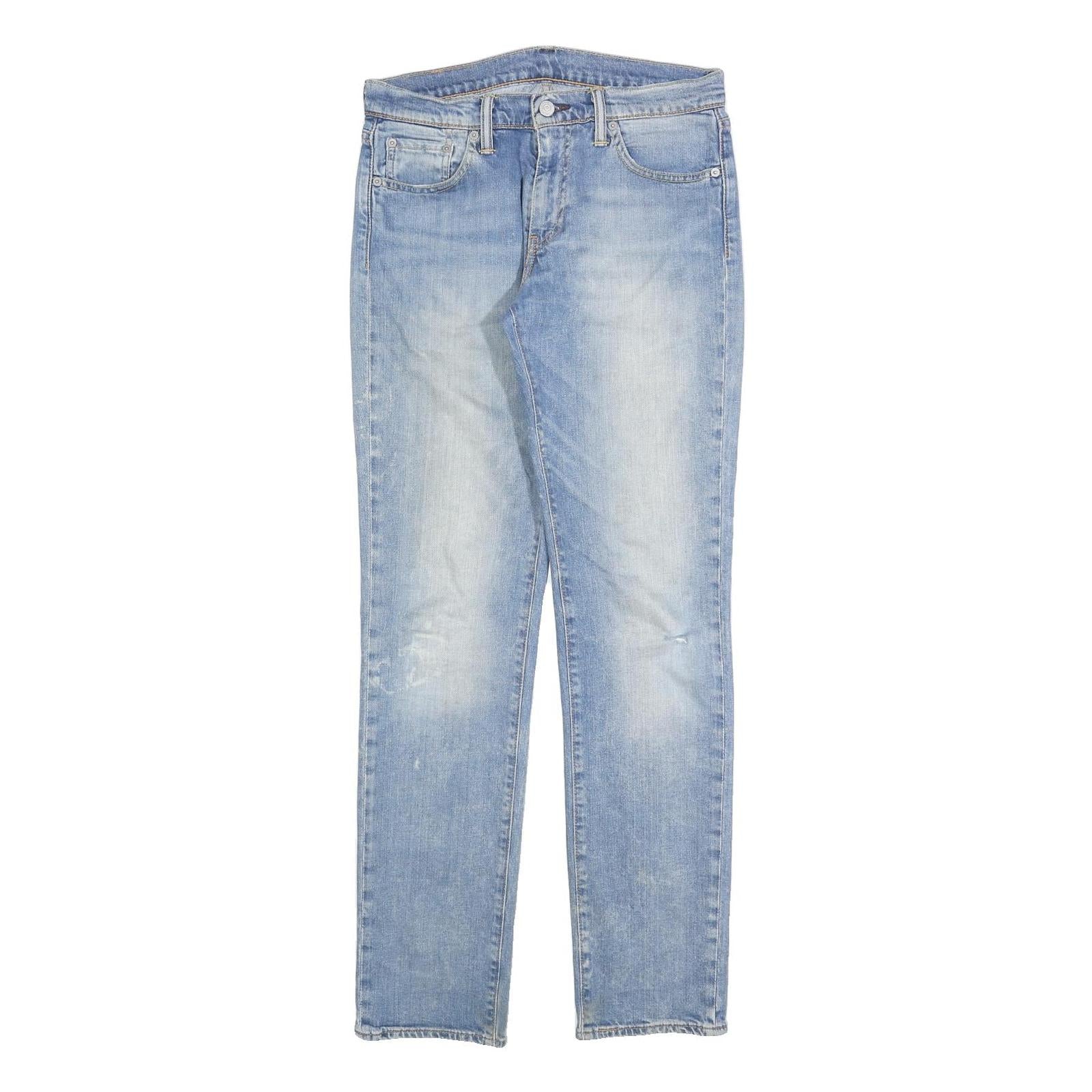 LEVI'S 511 Slim Mens Jeans Blue Slim Skinny Denim Light W30 L32 Straight Leg