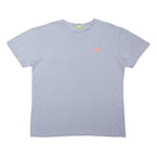 BOSS HUGO BOSS Mens Grey 2XL Short Sleeve Crew Neck Logo Print T-Shirt