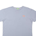 BOSS HUGO BOSS Mens Grey 2XL Short Sleeve Crew Neck Logo Print T-Shirt