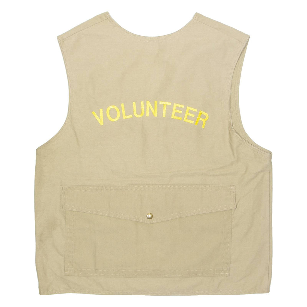 Oregon State Parks Mens Workwear Gilet Beige USA M