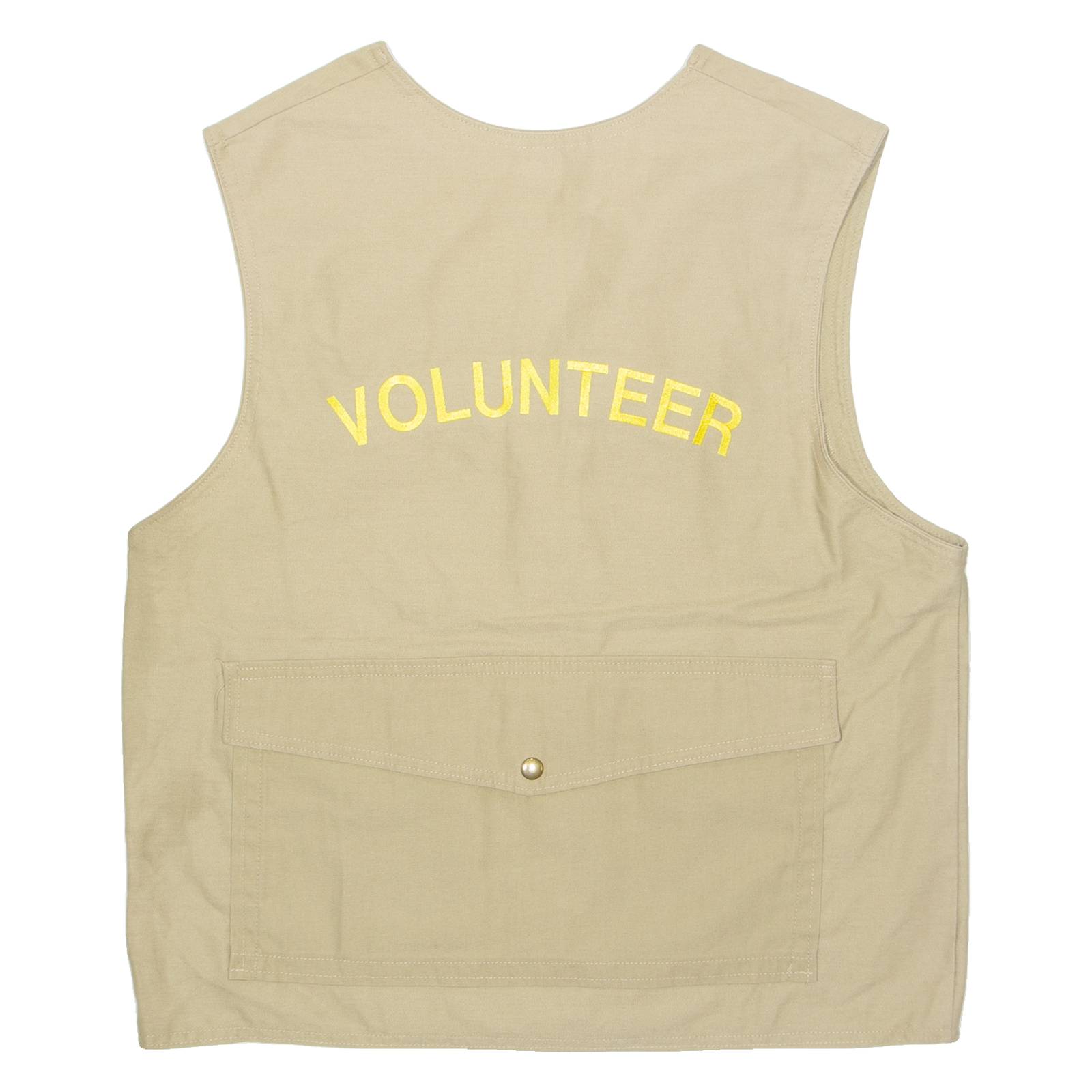 Oregon State Parks Mens Workwear Gilet Beige USA M