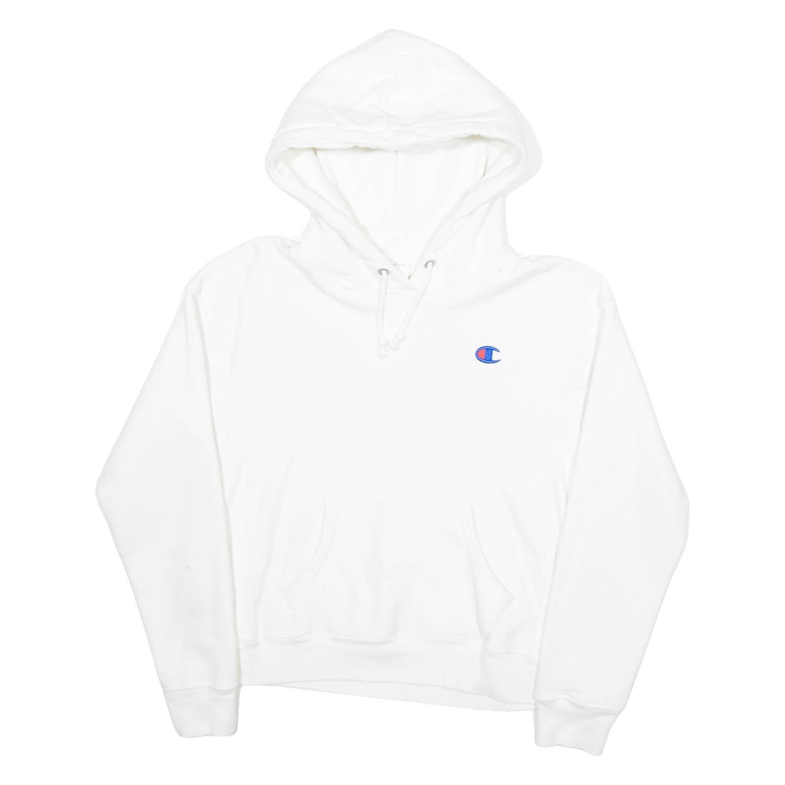 CHAMPION Mens White Hoodie S