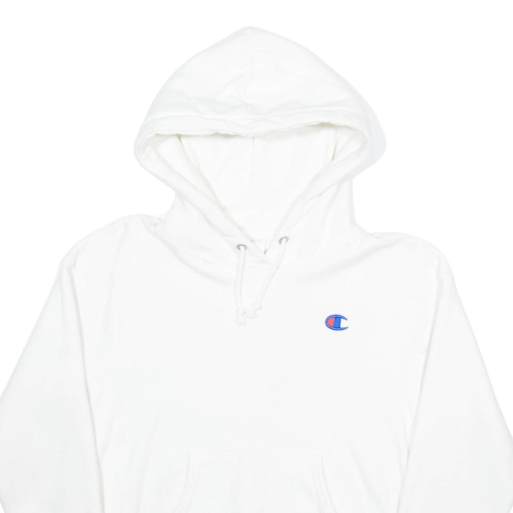 CHAMPION Mens White Hoodie S
