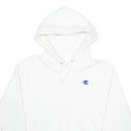 CHAMPION Mens White Hoodie S