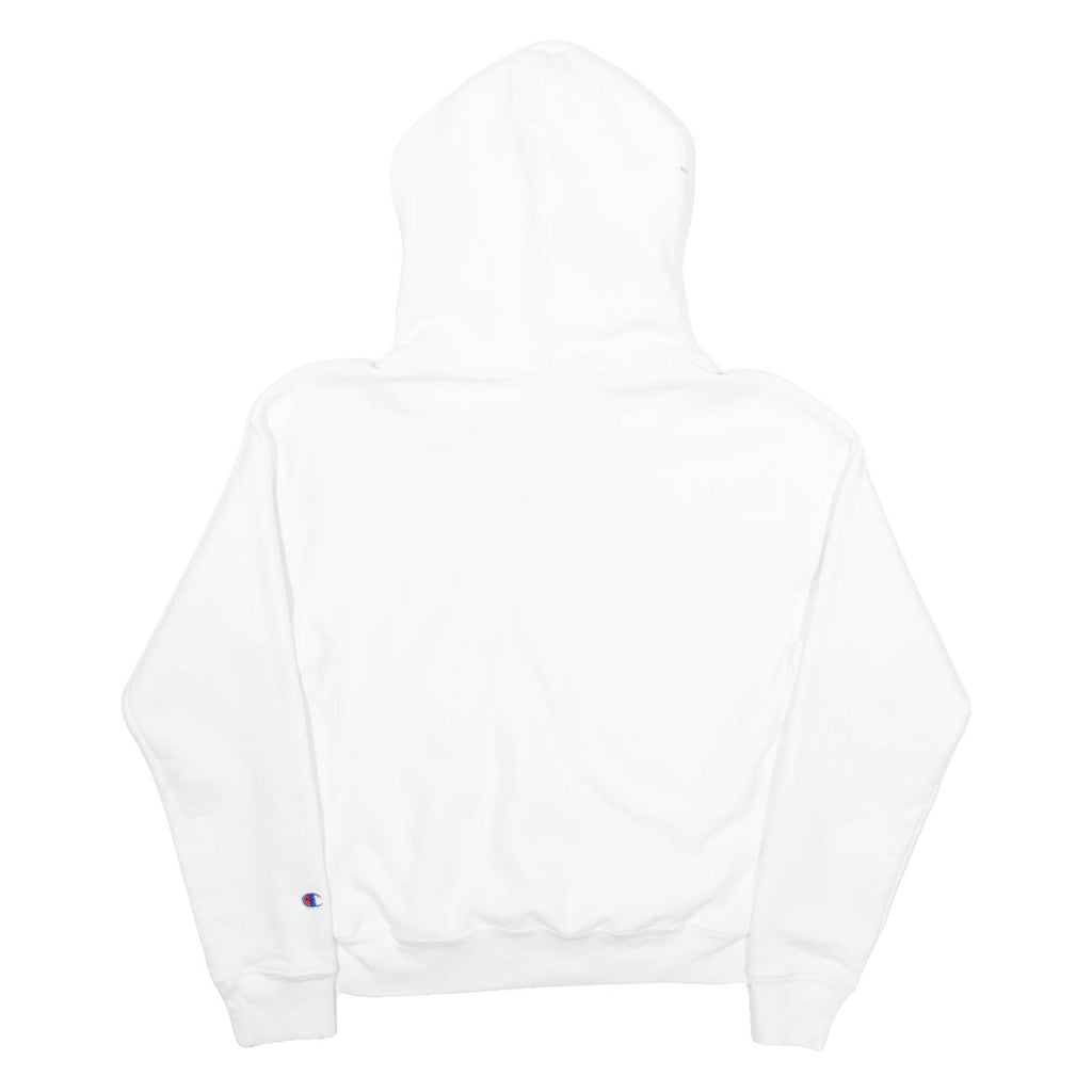 CHAMPION Mens White Hoodie S