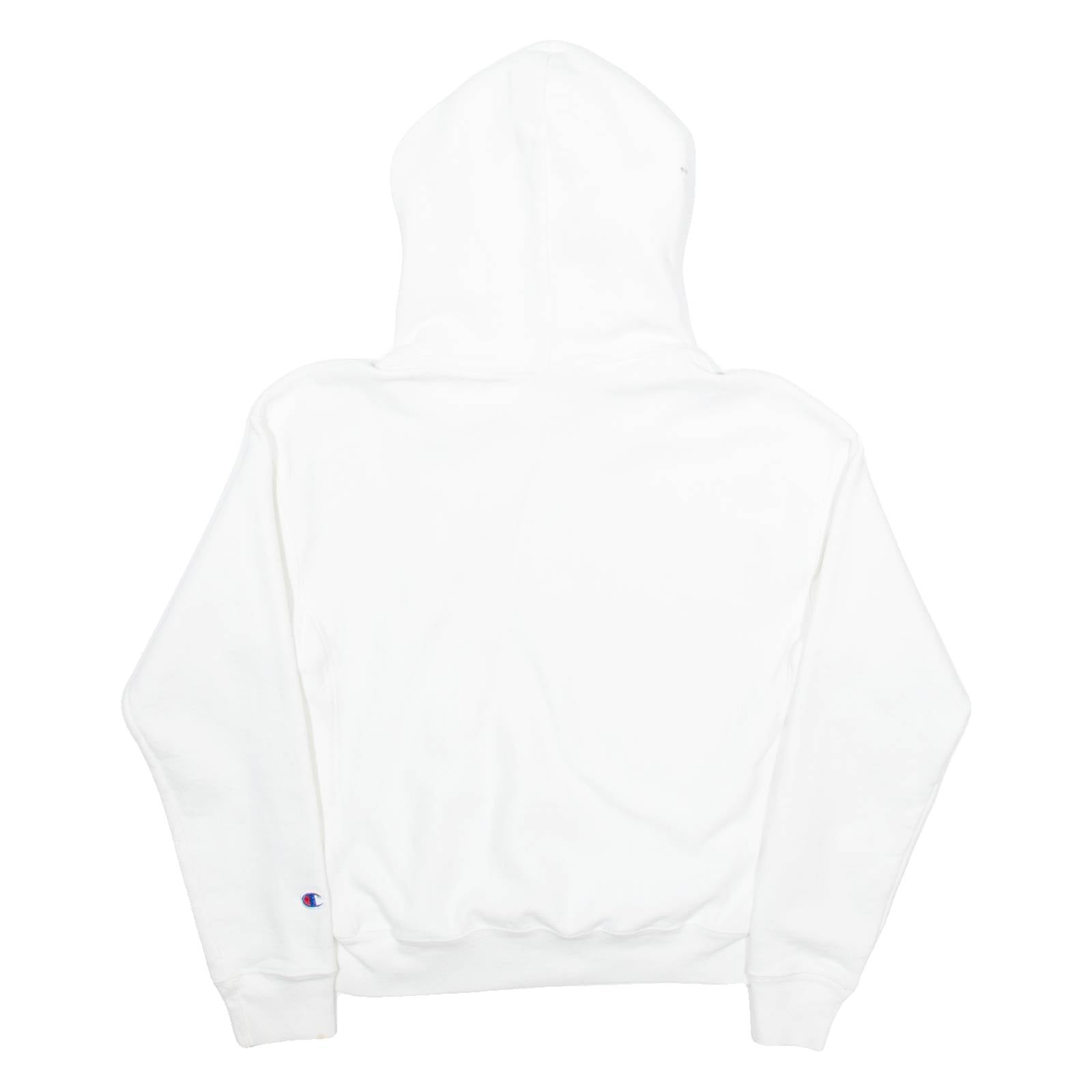 CHAMPION Mens White Hoodie S