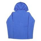 NIKE Womens Blue Zip Jacket XS Polyester Blend Tennessee Soccer Club Hooded