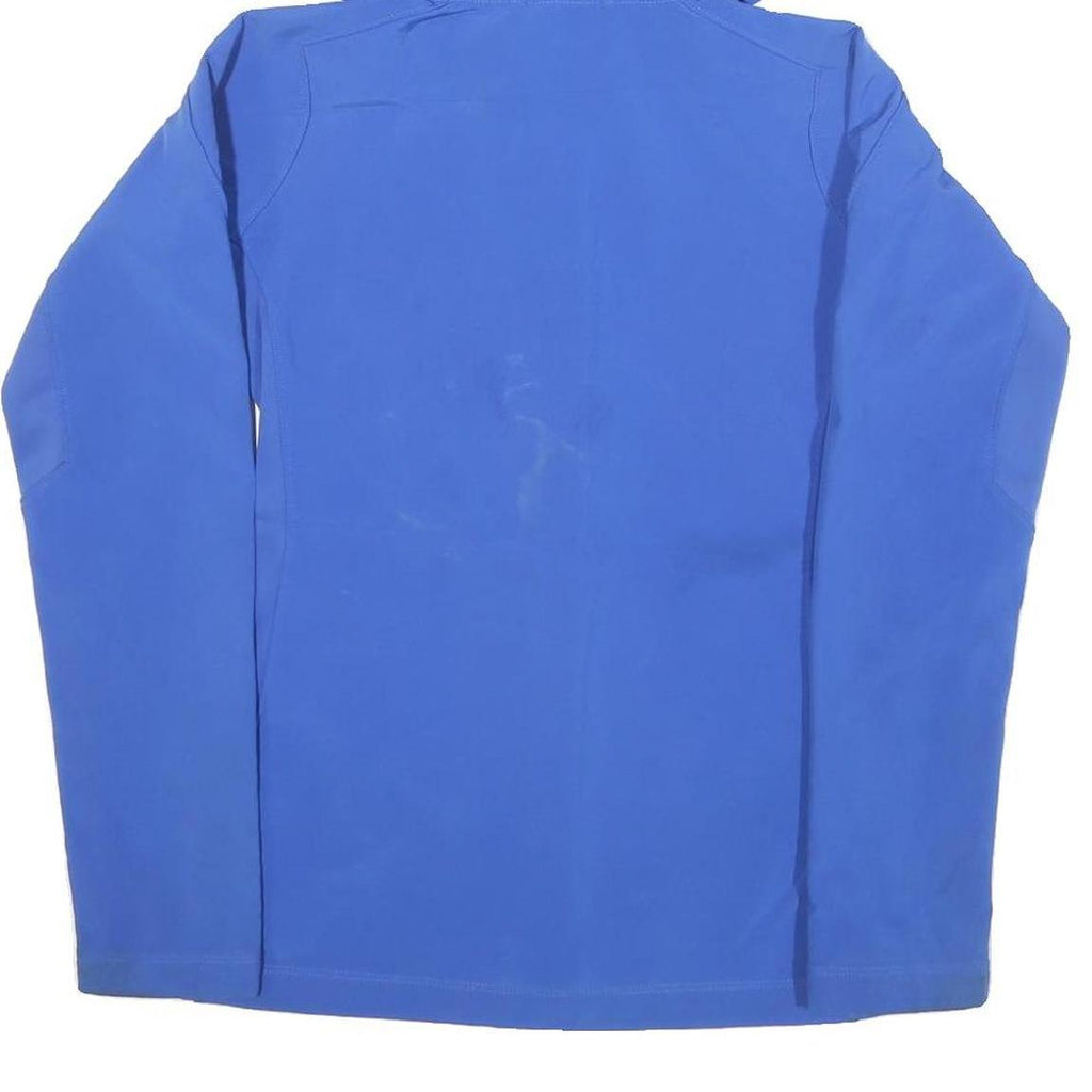 NIKE Womens Blue Zip Jacket XS Polyester Blend Tennessee Soccer Club Hooded