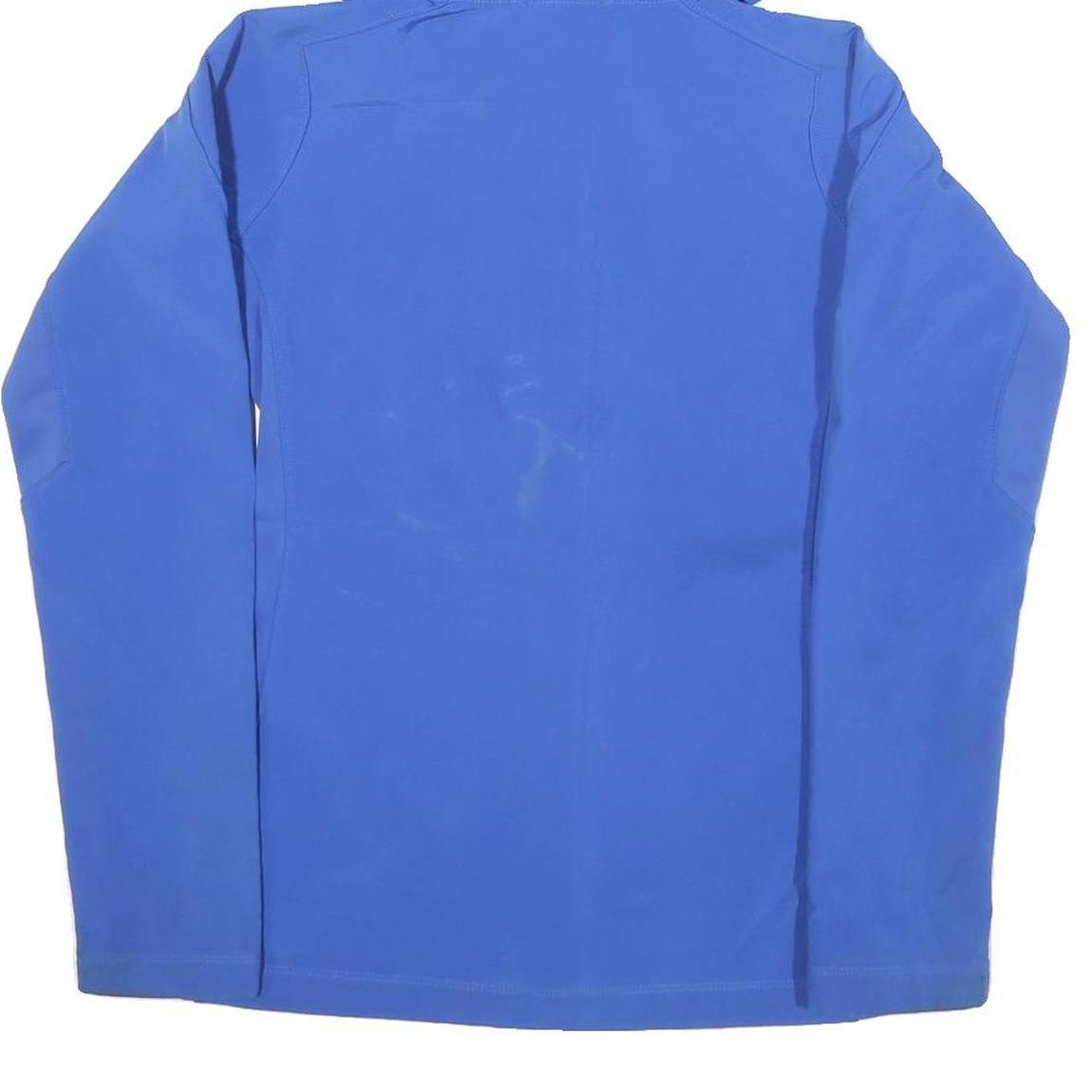 NIKE Womens Blue Zip Jacket XS Polyester Blend Tennessee Soccer Club Hooded