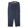 TRACK Mens Relaxed Blue Denim Jeans W38 L30 Zip Cotton Blend Casual Comfort