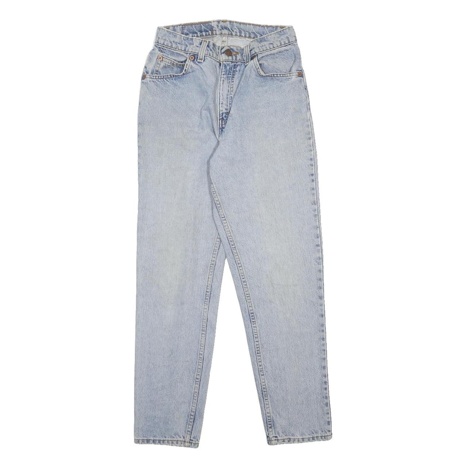 LEVI'S Womens Jeans Blue Slim Skinny Denim Light W24 L27 Classic Fit Zip