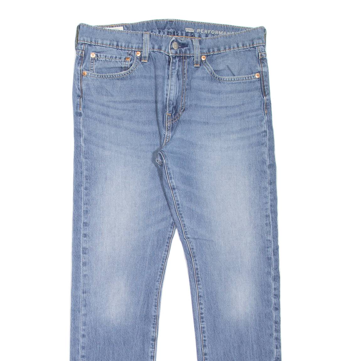 LEVI'S 510 BIG E Jeans Mens Blue Slim Skinny Stone Wash W32 L29