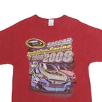 DELTA PRO WEIGHT Mens Red NASCAR Sprint Cup Series 2008 Graphic T-Shirt L Short