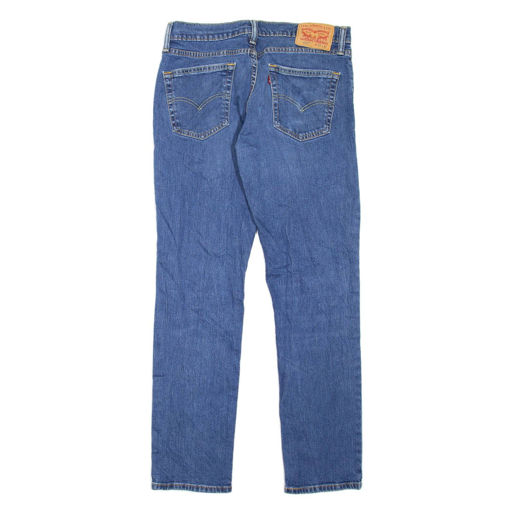 LEVI'S 511 Jeans Mens Blue Slim Straight Stone Wash W30 L32