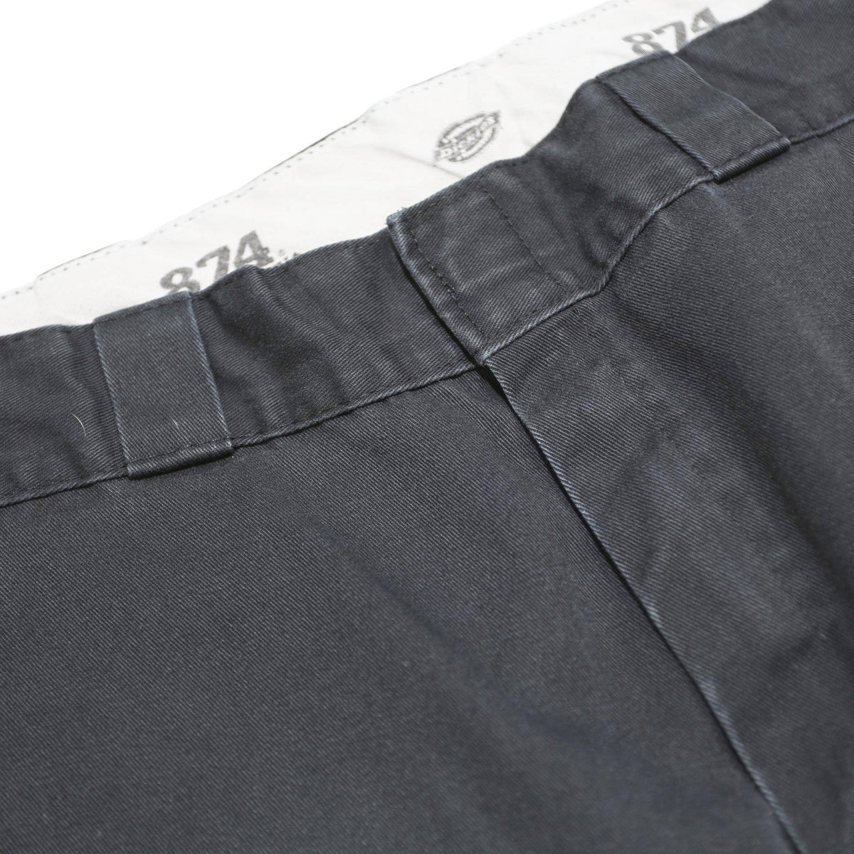 DICKIES Mens Cotton Blend Black Regular Straight Trousers W34 L32 Workwear Zip