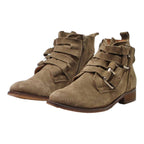 OXMOX Ankle Boots Brown Leather Womens UK 7