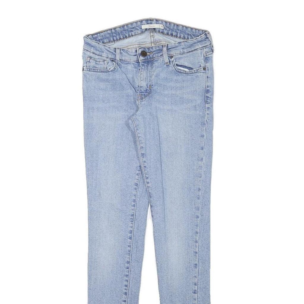 LEVI'S 711 Mens Jeans Blue Slim Skinny Denim Light W26 L30 Stretch Cotton Blend