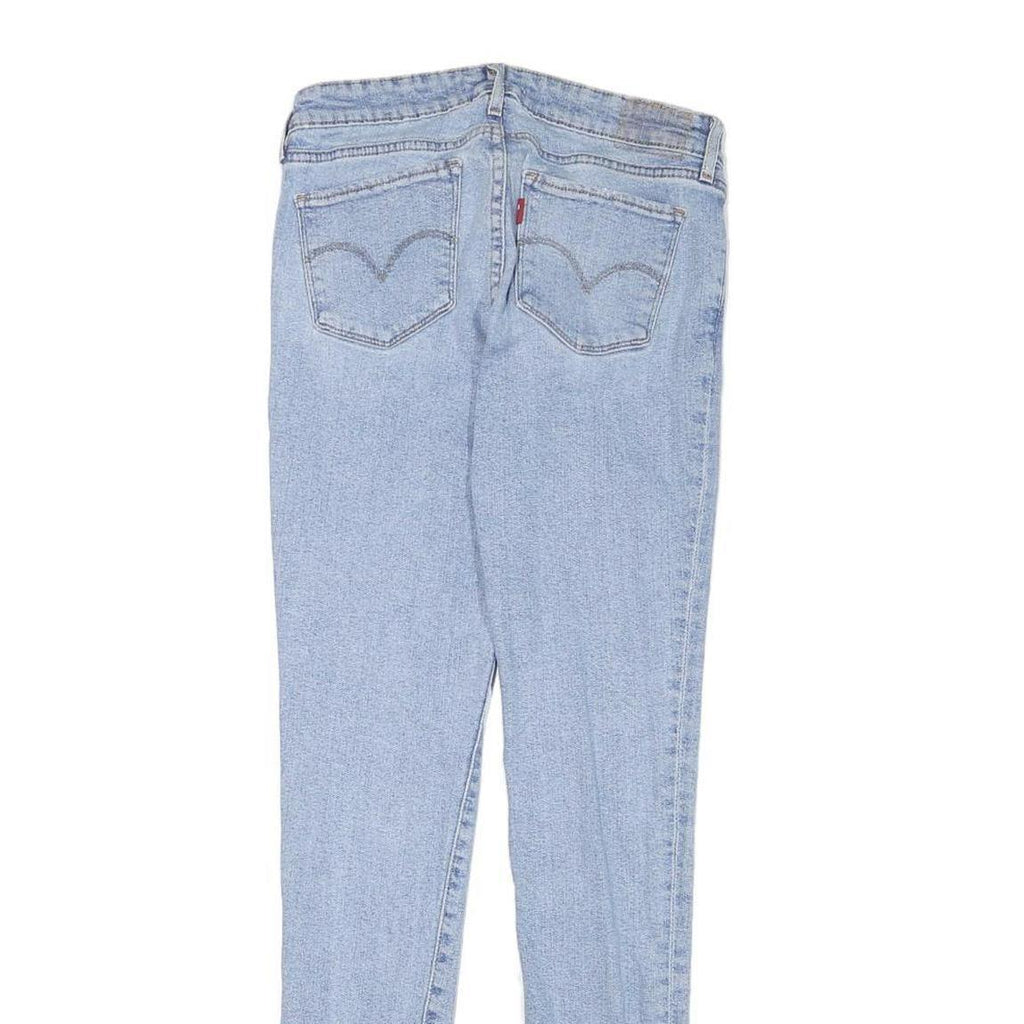 LEVI'S 711 Mens Jeans Blue Slim Skinny Denim Light W26 L30 Stretch Cotton Blend