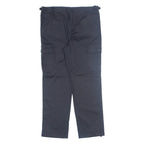 LA SHADY Cargo Womens Trousers Black Regular Tapered W32 L38