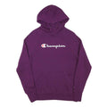 CHAMPION Womens Purple Hoodie M Pullover Cotton Blend Casual Sportswear