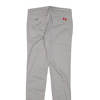 DICKIES Womens Slim Beige Cotton Blend Slim Leg Trousers W27 L31 Workwear Casual
