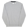 C.P. COMPANY Mens Grey Crew Neck Sweatshirt S Cotton Blend Long Sleeve Pullover