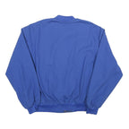 DUNBROOKE Mens Blue Cotton Blend Button Jacket XL Plain Classic Casual