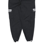 ADIDAS Womens Black Cotton Blend Relaxed Jogger Trousers W27 L26 Cargo Pockets