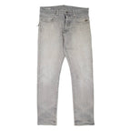 G-STAR Steam Mens Jeans Grey Regular Tapered Stone Wash W33 L32