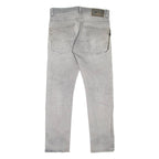 G-STAR Steam Mens Jeans Grey Regular Tapered Stone Wash W33 L32